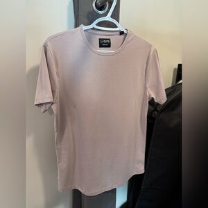 Light Violet Curve-Hem Tee - Cuts Clothing - Men’s - Small - Used (Like New)